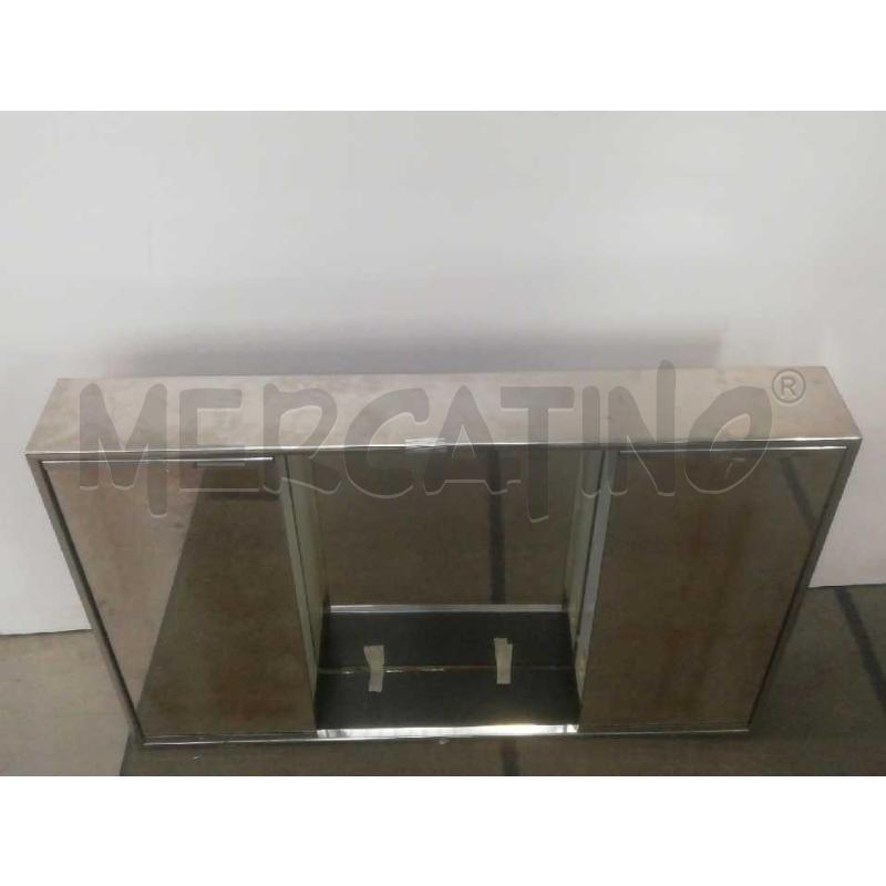 ARMADIETTO BAGNO STRUTTURA CROMATA CON SPECCHI  | Mercatino dell'Usato Moncalieri bengasi 4