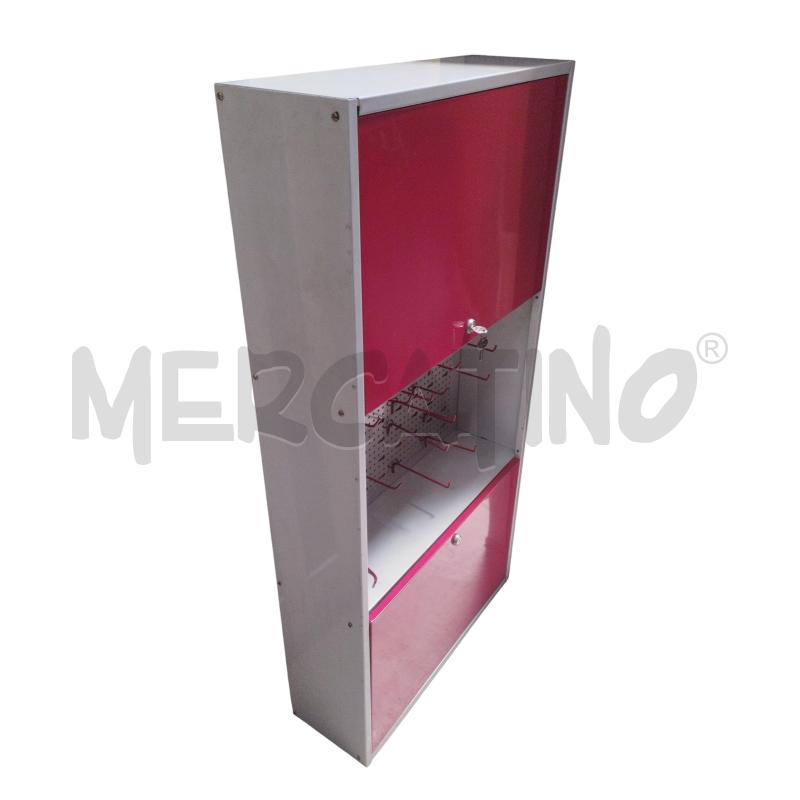 ARMADIETTO DA MURO 2 ANTE ROSSO BIANCO PER OFFICINA | Mercatino dell'Usato Moncalieri bengasi 2