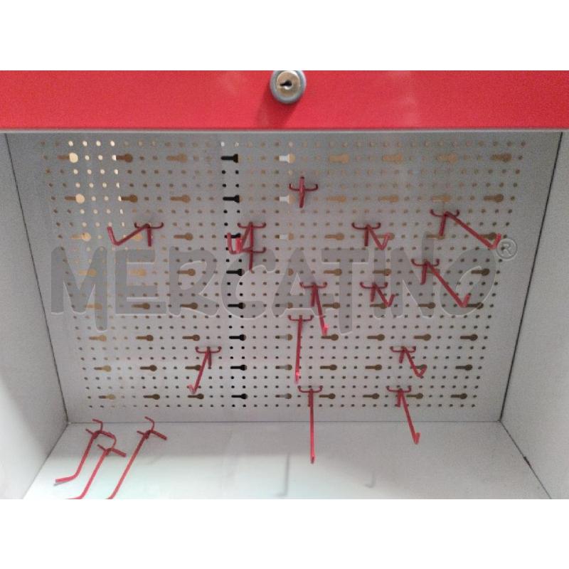 ARMADIETTO DA MURO 2 ANTE ROSSO BIANCO PER OFFICINA | Mercatino dell'Usato Moncalieri bengasi 5
