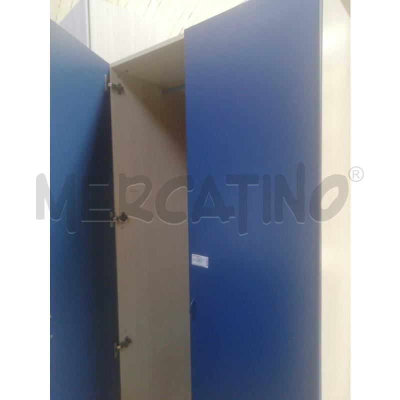 ARMADIO 2 ANTE BLU C/RIPIANO E APPENDIABITI | Mercatino dell'Usato Moncalieri bengasi 2