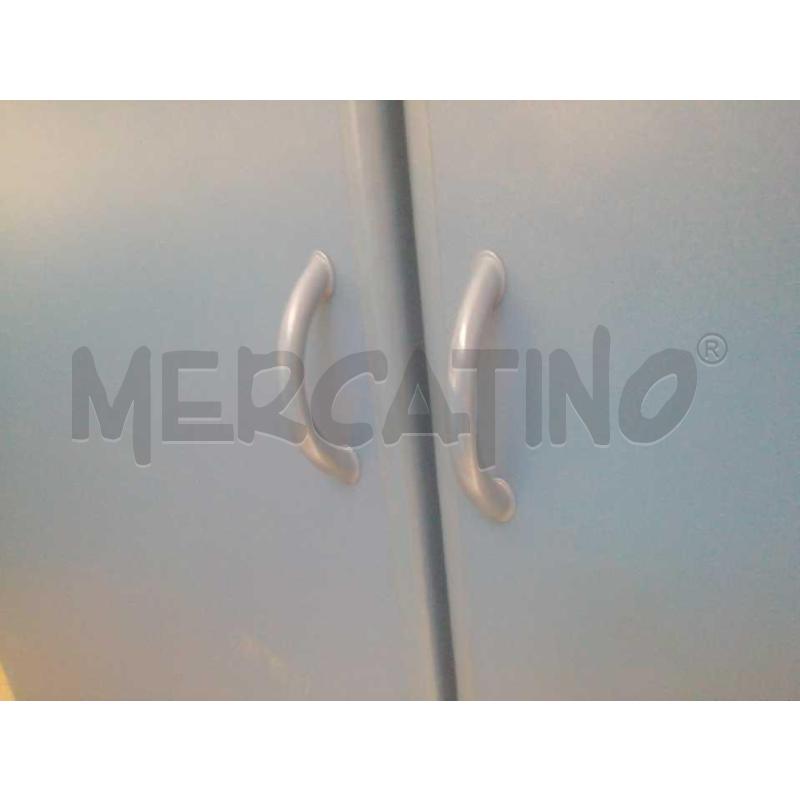 ARMADIO 2 ANTE BLU C/RIPIANO E APPENDIABITI | Mercatino dell'Usato Moncalieri bengasi 4