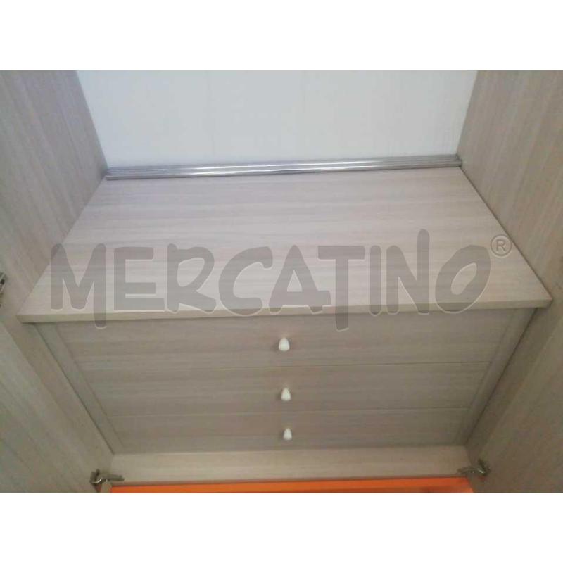 ARMADIO ROVERE SBIANCATO 6 ANTE+5 CASSETTI | Mercatino dell'Usato Moncalieri bengasi 3