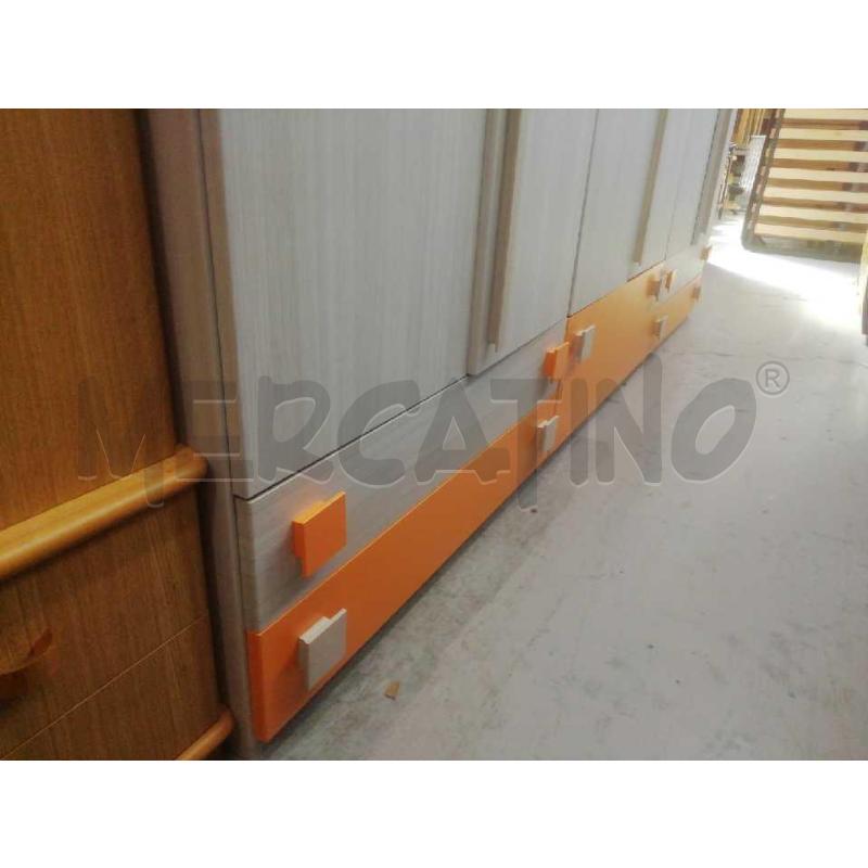 ARMADIO ROVERE SBIANCATO 6 ANTE+5 CASSETTI | Mercatino dell'Usato Moncalieri bengasi 5