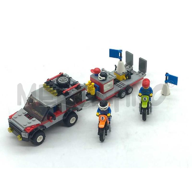 AUTOMEZZO LEGO CON RIMORCHIO MOTOCICLETTE SPORTIVE | Mercatino dell'Usato Moncalieri bengasi 1