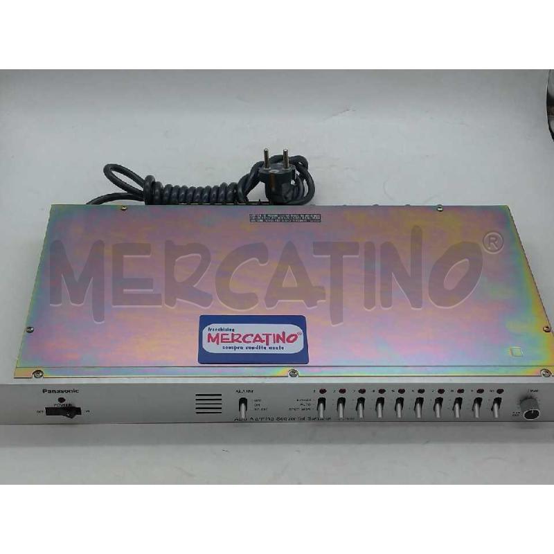 AUTO ALARMING SEQUENTIAL SWITCHER PANASONIC WJ 512 | Mercatino dell'Usato Moncalieri bengasi 1