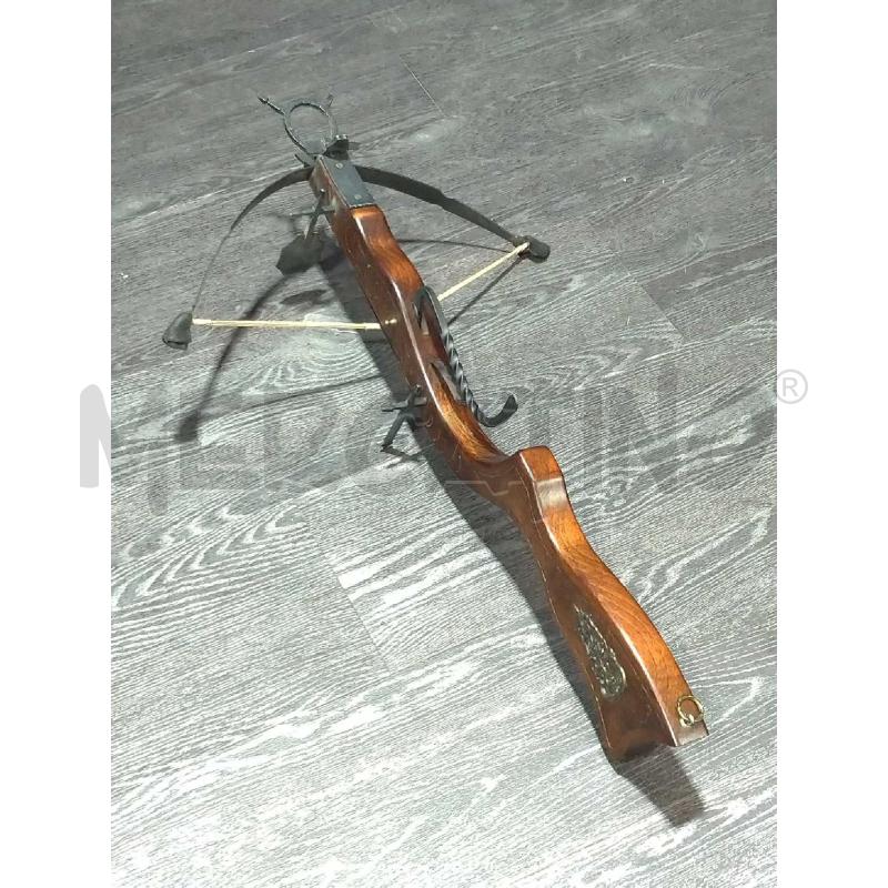 BALESTRA DA ESPOSIZIONE MANICO IN LEGNO INTARSIATO | Mercatino dell'Usato Moncalieri bengasi 5