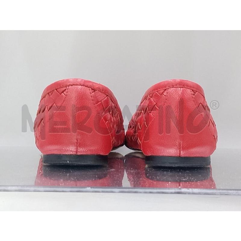 BALLERINE BOTTEGA VENETA ROSSE INTRECCIATE | Mercatino dell'Usato Moncalieri bengasi 3