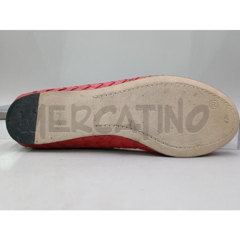 BALLERINE BOTTEGA VENETA ROSSE INTRECCIATE | Mercatino dell'Usato Moncalieri bengasi 4