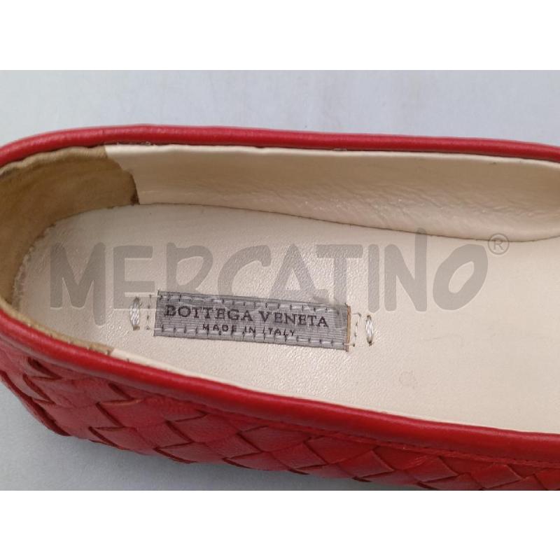 BALLERINE BOTTEGA VENETA ROSSE INTRECCIATE | Mercatino dell'Usato Moncalieri bengasi 5