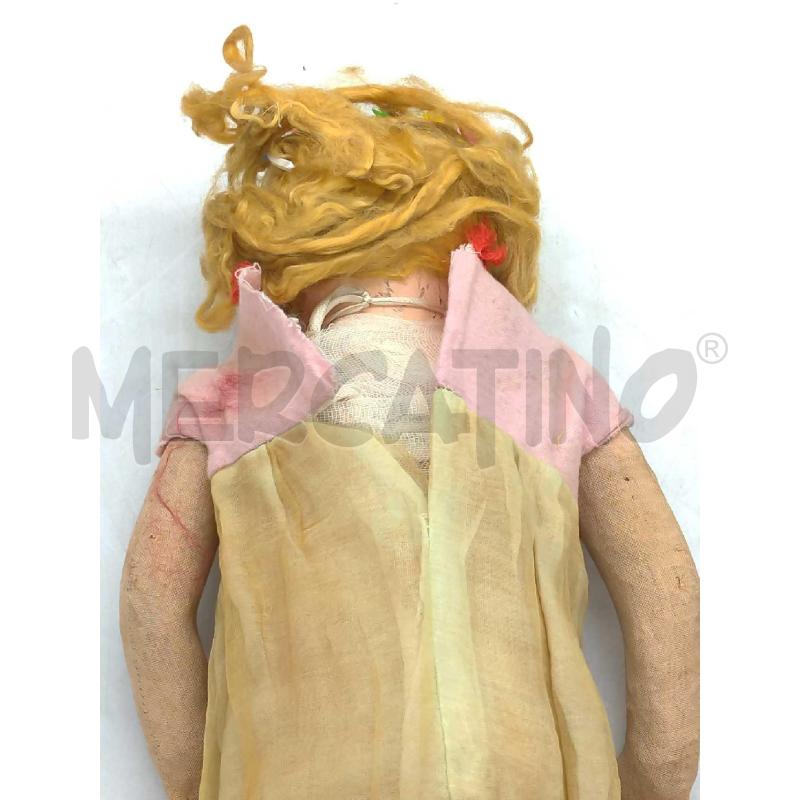 BAMBOLA VECCHIA STOFFA E CELLULOIDE | Mercatino dell'Usato Moncalieri bengasi 5