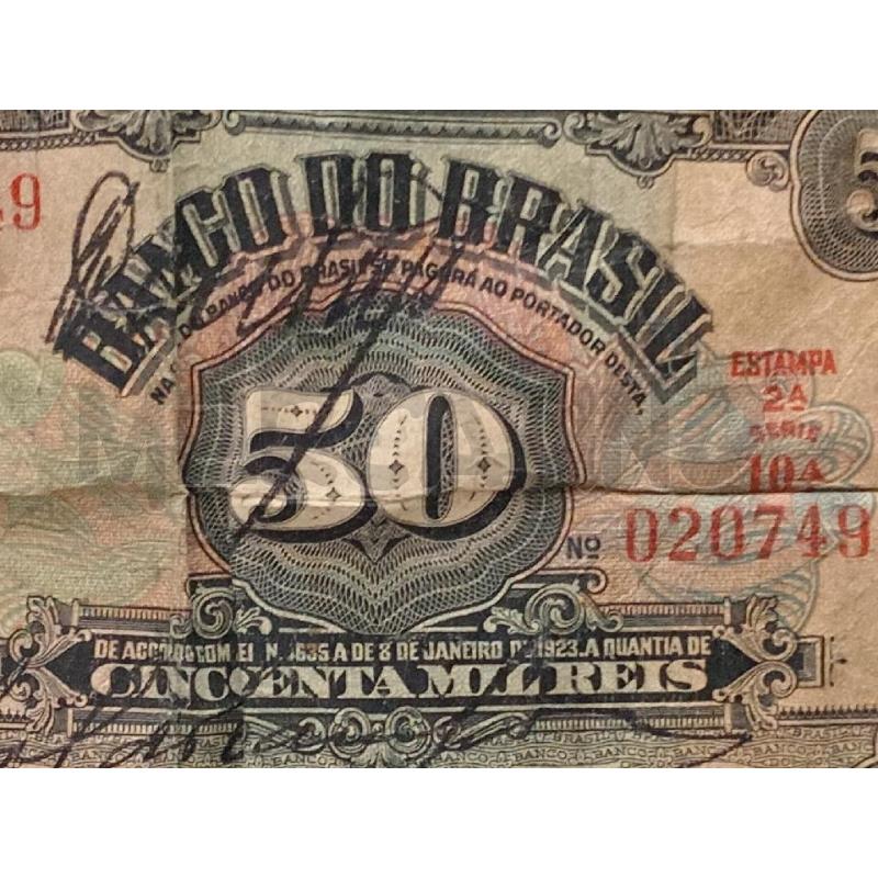 BANCONOTA 50 REIS 1923 | Mercatino dell'Usato Moncalieri bengasi 3