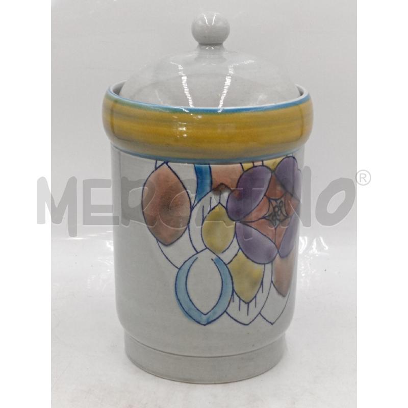 BARATTOLO CERAMICA BALDELLI ITALY DECORO FOGLIE  | Mercatino dell'Usato Moncalieri bengasi 1