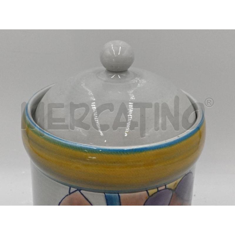 BARATTOLO CERAMICA BALDELLI ITALY DECORO FOGLIE  | Mercatino dell'Usato Moncalieri bengasi 2