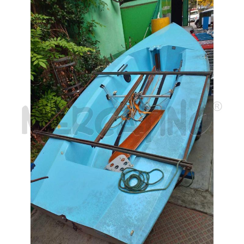 BARCA VELA RESINA TIPSY PLANA C/CARRELLO | Mercatino dell'Usato Moncalieri bengasi 1