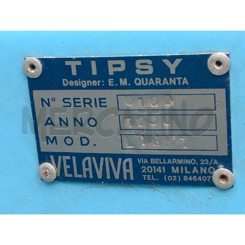 BARCA VELA RESINA TIPSY PLANA C/CARRELLO | Mercatino dell'Usato Moncalieri bengasi 2