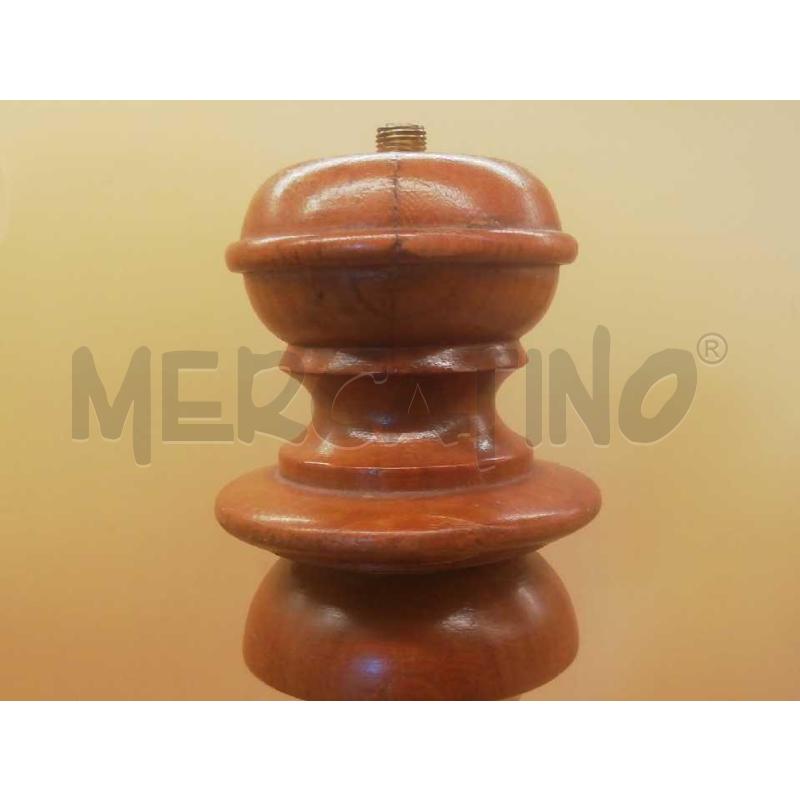 BASE LAMPADA LEGNO NOCE RADICA DIVISIBILE  | Mercatino dell'Usato Moncalieri bengasi 3