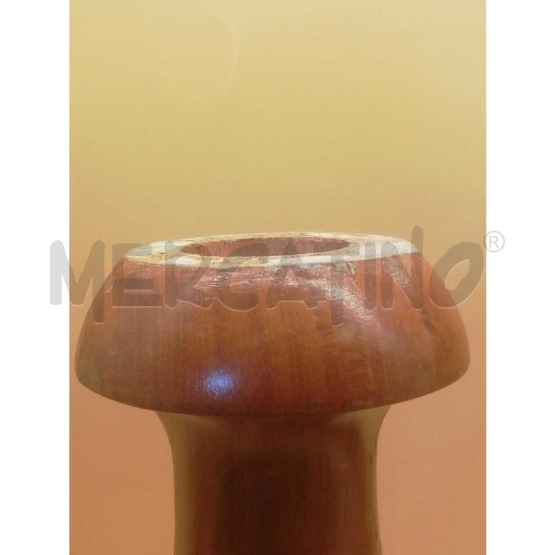 BASE LAMPADA LEGNO NOCE RADICA DIVISIBILE  | Mercatino dell'Usato Moncalieri bengasi 5