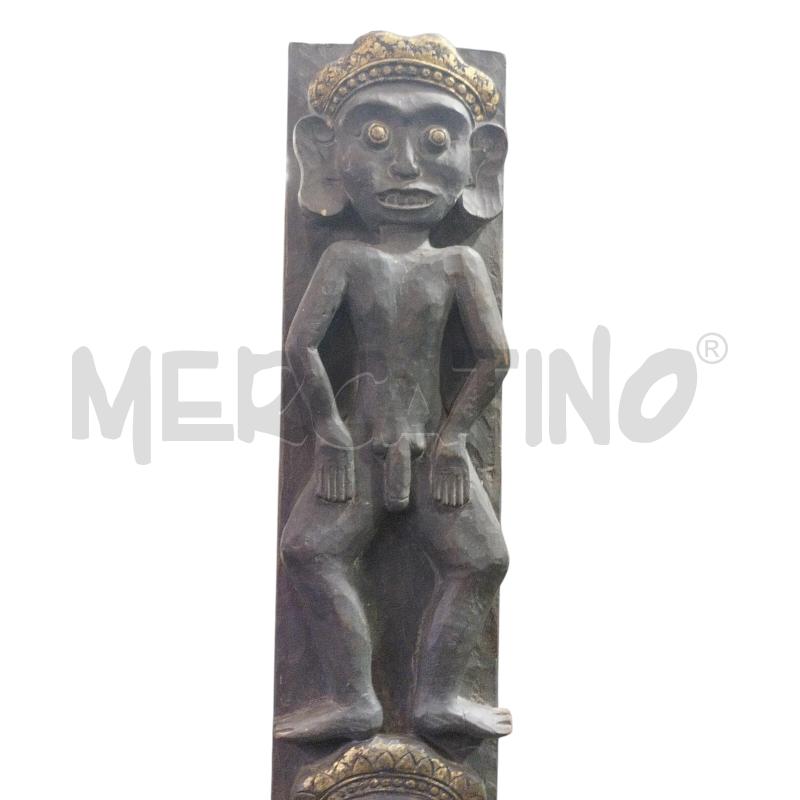 BASSORILIEVO ETNICO LEGNO SIGNORI CON IL PE... | Mercatino dell'Usato Moncalieri bengasi 2