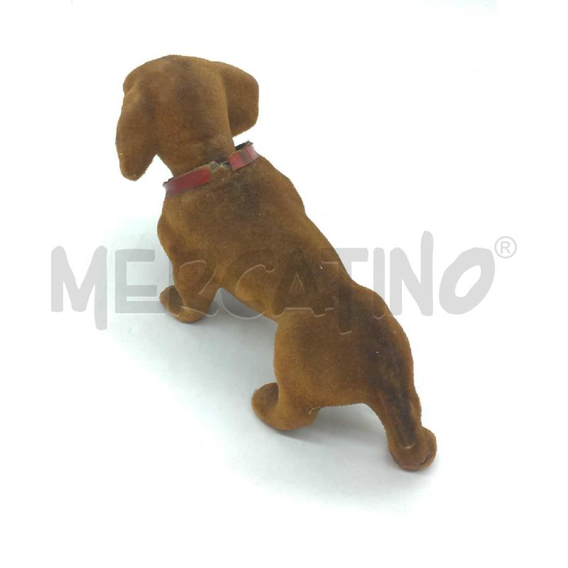 BASSOTTO VELLUTATO COLLO MOBILE VINTAGE CM 32X17 UNA ZAMPA INCOLLATA CODA SPEZZATA  | Mercatino dell'Usato Moncalieri bengasi 2