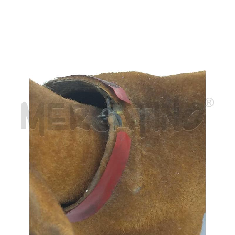 BASSOTTO VELLUTATO COLLO MOBILE VINTAGE CM 32X17 UNA ZAMPA INCOLLATA CODA SPEZZATA  | Mercatino dell'Usato Moncalieri bengasi 3