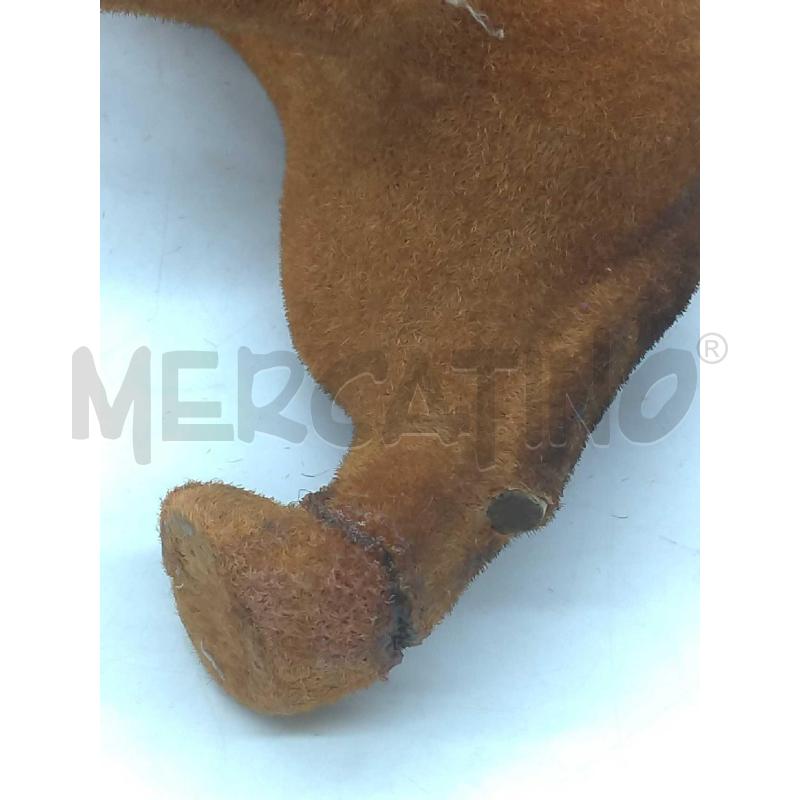 BASSOTTO VELLUTATO COLLO MOBILE VINTAGE CM 32X17 UNA ZAMPA INCOLLATA CODA SPEZZATA  | Mercatino dell'Usato Moncalieri bengasi 4
