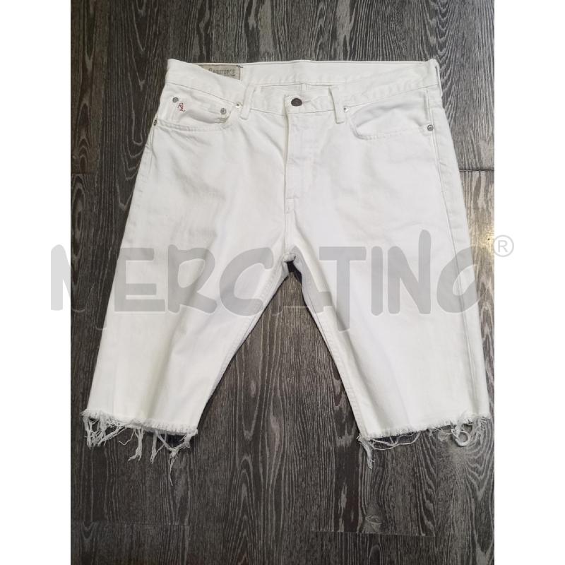 BERMUDA UOMO JEANS RALPH LAUREN BIANCO | Mercatino dell'Usato Moncalieri bengasi 1