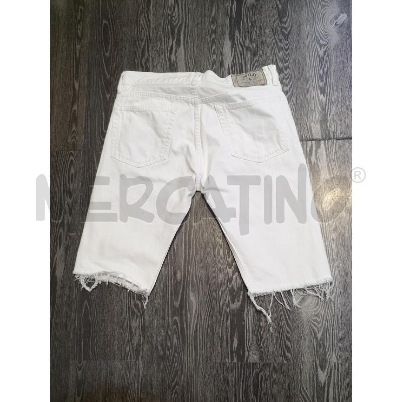 BERMUDA UOMO JEANS RALPH LAUREN BIANCO | Mercatino dell'Usato Moncalieri bengasi 2