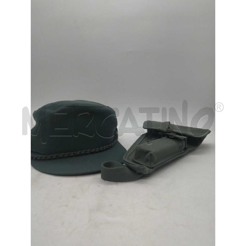 BERRETTO VERDE+FODERO TIPO MILITARE | Mercatino dell'Usato Moncalieri bengasi 1
