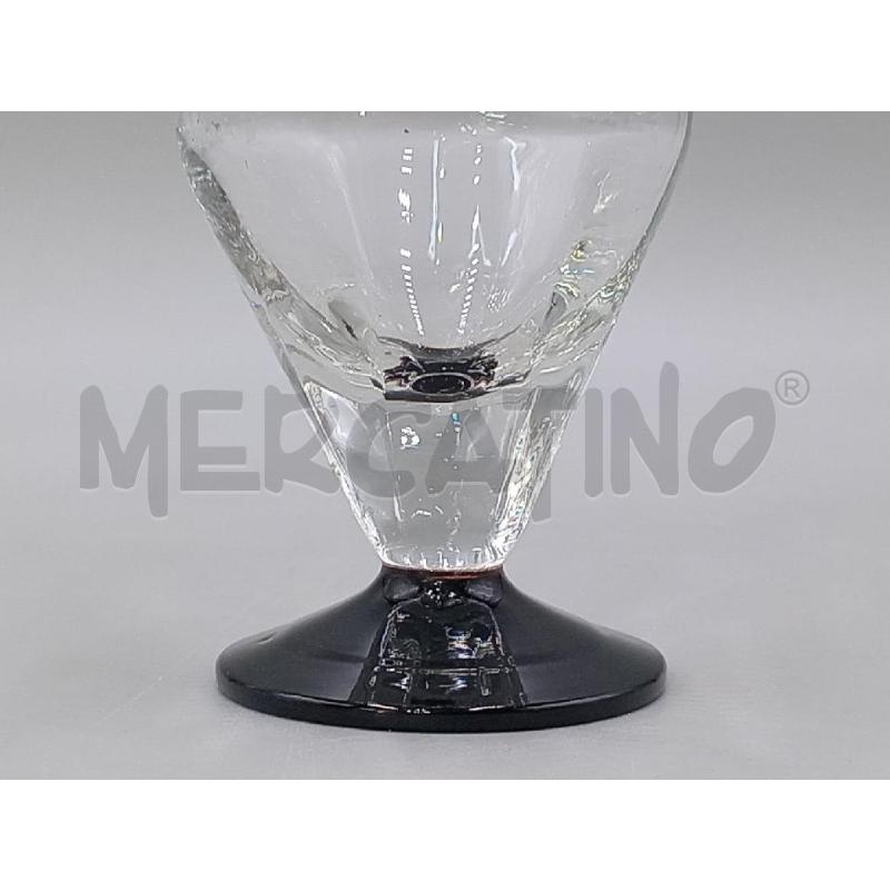 BICCHIERI CALICI BASE NERA PZ. 11  | Mercatino dell'Usato Moncalieri bengasi 3