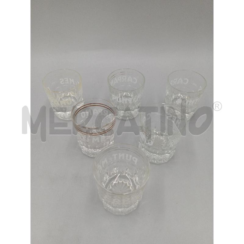 BICCHIERI PUNT E MES 6 PZ   | Mercatino dell'Usato Moncalieri bengasi 2