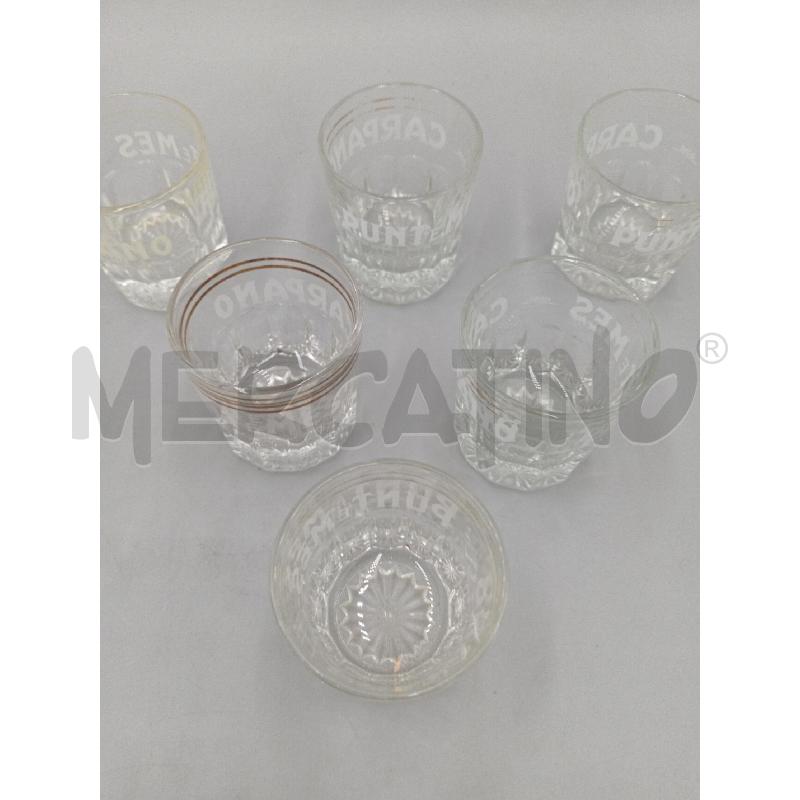 BICCHIERI PUNT E MES 6 PZ   | Mercatino dell'Usato Moncalieri bengasi 4