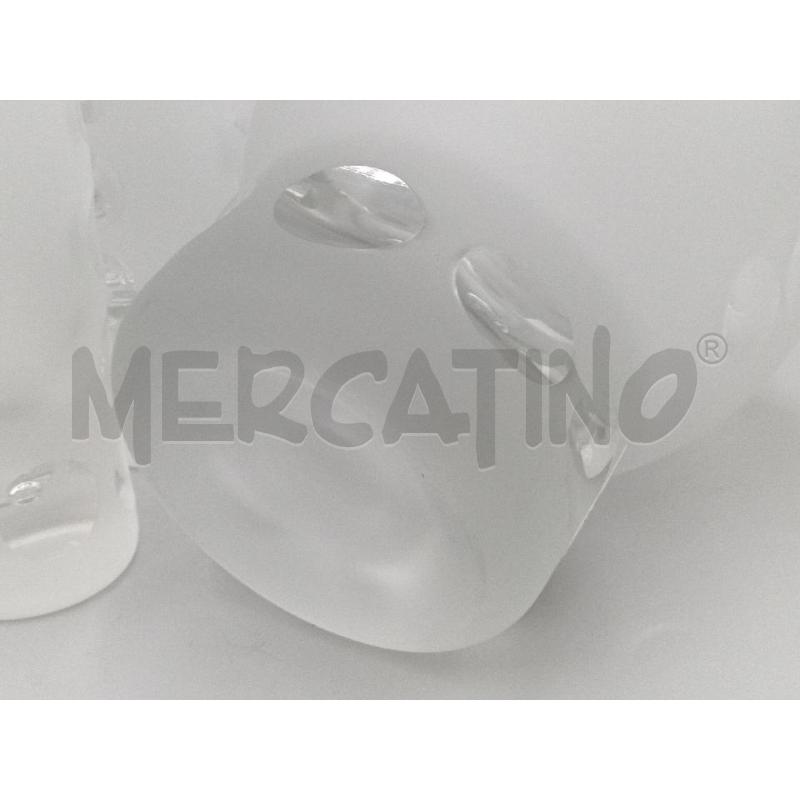 BICCHIERI PZ.6 VETRO CILINDRICO SATINATO C/PORTA GHIACCIO | Mercatino dell'Usato Moncalieri bengasi 2