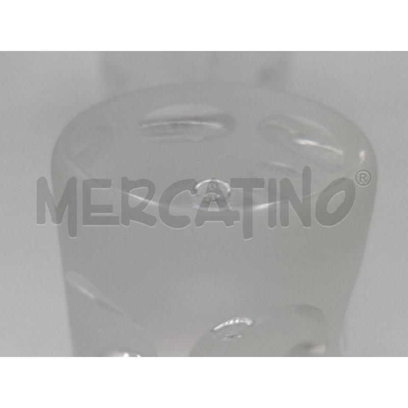 BICCHIERI PZ.6 VETRO CILINDRICO SATINATO C/PORTA GHIACCIO | Mercatino dell'Usato Moncalieri bengasi 5