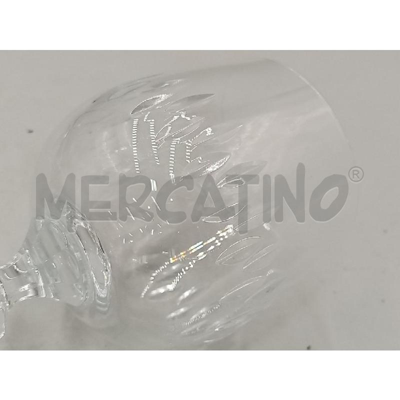 BICCHIERI PZ. 6 CRISTALLO LAVORATI PZ.6   | Mercatino dell'Usato Moncalieri bengasi 5