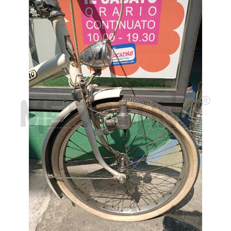 BICICLETTA DONNA LEGNANO BIANCA STILE GRAZIELLA DA COLLEZIONE  | Mercatino dell'Usato Moncalieri bengasi 4