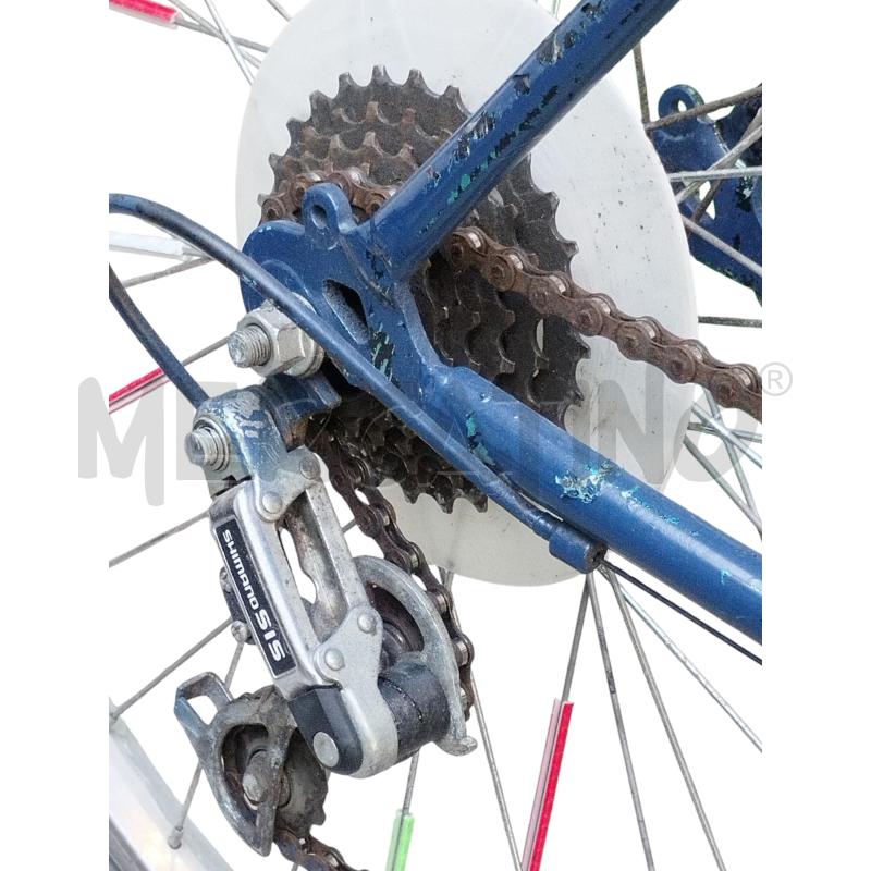 BICICLETTA UOMO BLU RIVERNICIATA IN BUONE CONDIZIONI ANNI 90 | Mercatino dell'Usato Moncalieri bengasi 5