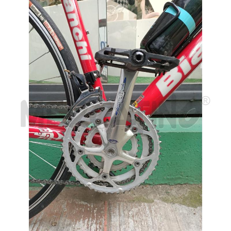 BICICLETTA UOMO CORSA BIANCHI TELAIO ROSSO | Mercatino dell'Usato Moncalieri bengasi 3