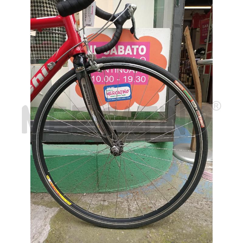 BICICLETTA UOMO CORSA BIANCHI TELAIO ROSSO | Mercatino dell'Usato Moncalieri bengasi 5