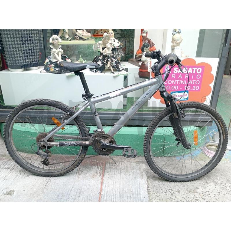 BICICLETTA UOMO DECATLNO ROCKRIDER GRIGIA DA 24'' | Mercatino dell'Usato Moncalieri bengasi 1