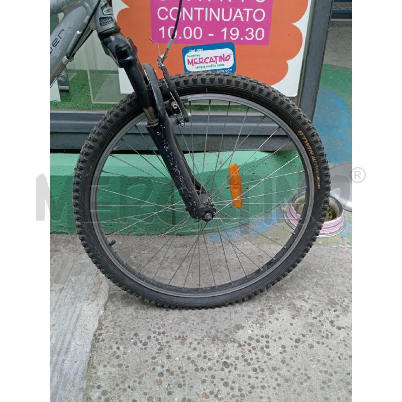 BICICLETTA UOMO DECATLNO ROCKRIDER GRIGIA DA 24'' | Mercatino dell'Usato Moncalieri bengasi 5