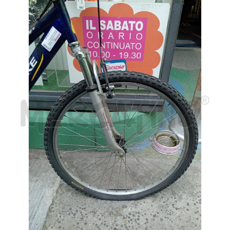 BICICLETTA UOMO TOPBIKE BLU C/FORCELLA AMMORTIZZATA E MONO | Mercatino dell'Usato Moncalieri bengasi 5