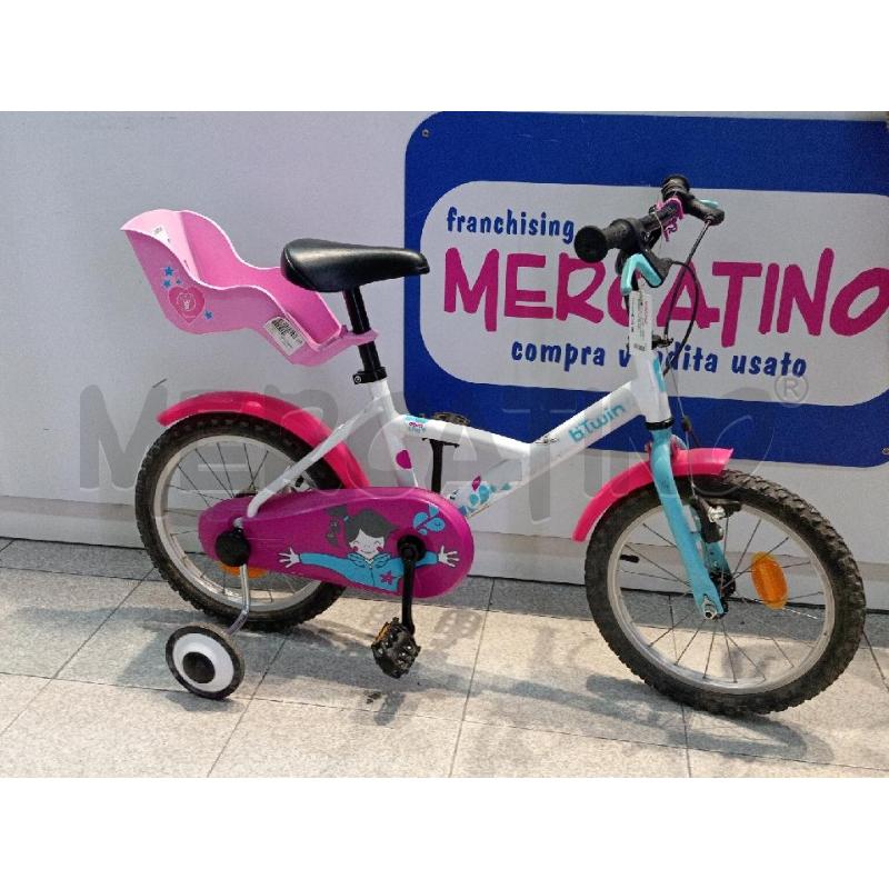 BICICLETTINA BAMBINA BTWINS C/CESTINO | Mercatino dell'Usato Moncalieri bengasi 3
