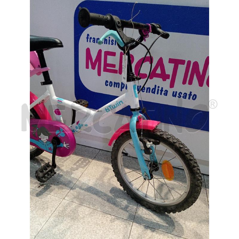 BICICLETTINA BAMBINA BTWINS C/CESTINO | Mercatino dell'Usato Moncalieri bengasi 4