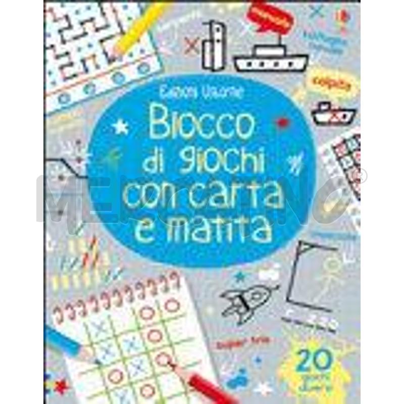 BLOCCO DI GIOCHI CON CARTA E MATITA | Mercatino dell'Usato Moncalieri bengasi 1