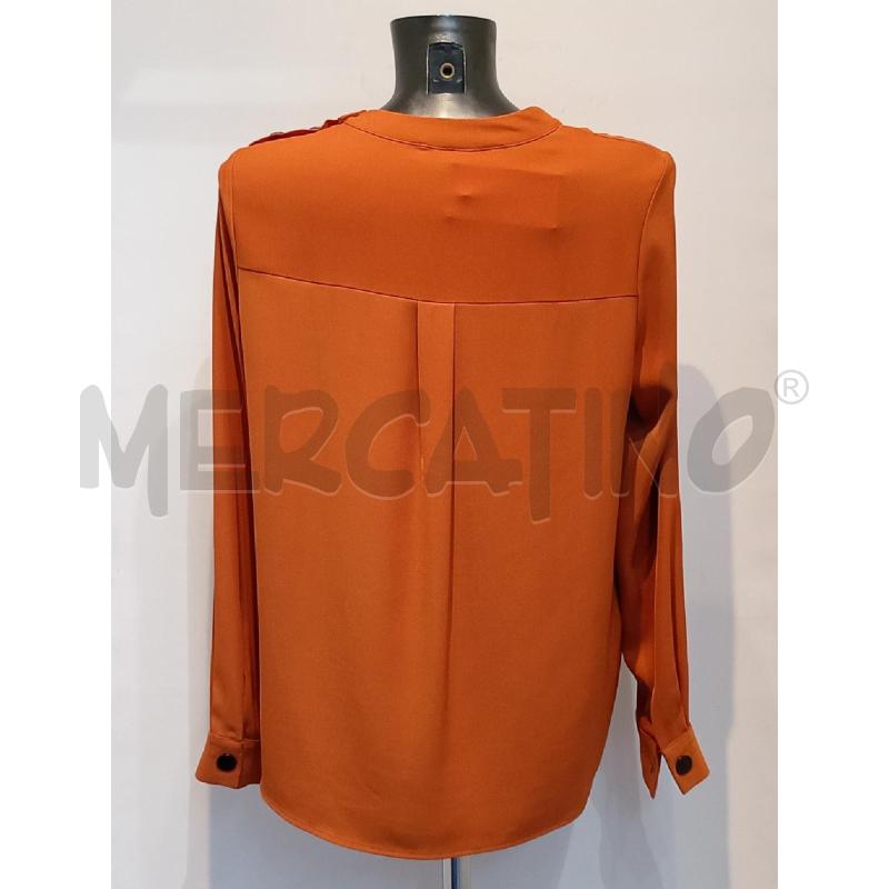 BLUSA DONNA ALVIERO MARTINI MATTONE CON BOTTONI A LATO  | Mercatino dell'Usato Moncalieri bengasi 2