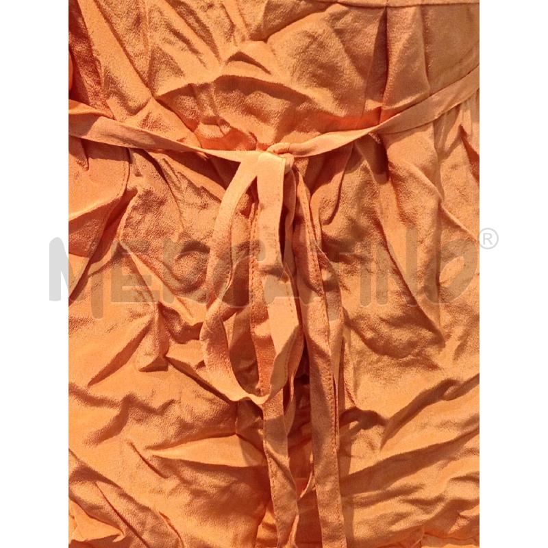 BLUSA DONNA ANNA SAMMARONE MONOSPALLA ARANCIO SETA | Mercatino dell'Usato Moncalieri bengasi 4