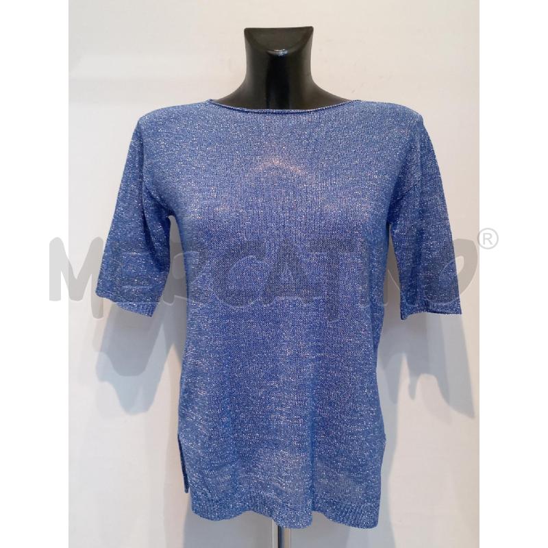 BLUSA DONNA ARMONIE BLU LUREX  | Mercatino dell'Usato Moncalieri bengasi 1