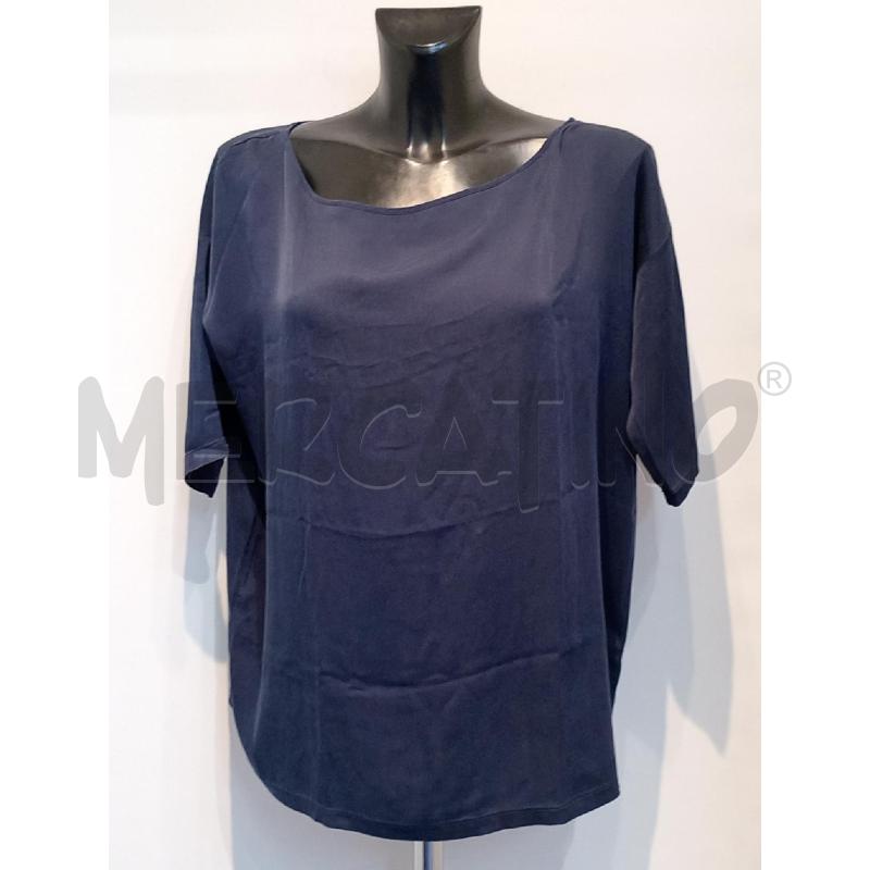 BLUSA DONNA BRIAN & BERRY BLU SETA | Mercatino dell'Usato Moncalieri bengasi 1