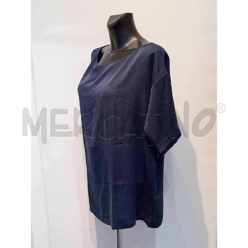 BLUSA DONNA BRIAN & BERRY BLU SETA | Mercatino dell'Usato Moncalieri bengasi 3