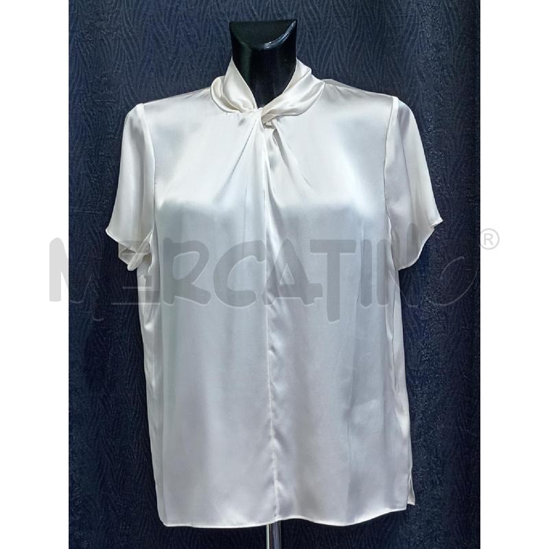 BLUSA DONNA CAROLL BEIGE RASO | Mercatino dell'Usato Moncalieri bengasi 1